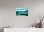 24 x 16″, Fujiflex Print Pacific Rainforest Cliffs