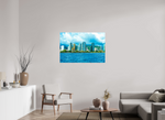 45 x 30″, Fujiflex Print Honolulu Skyline